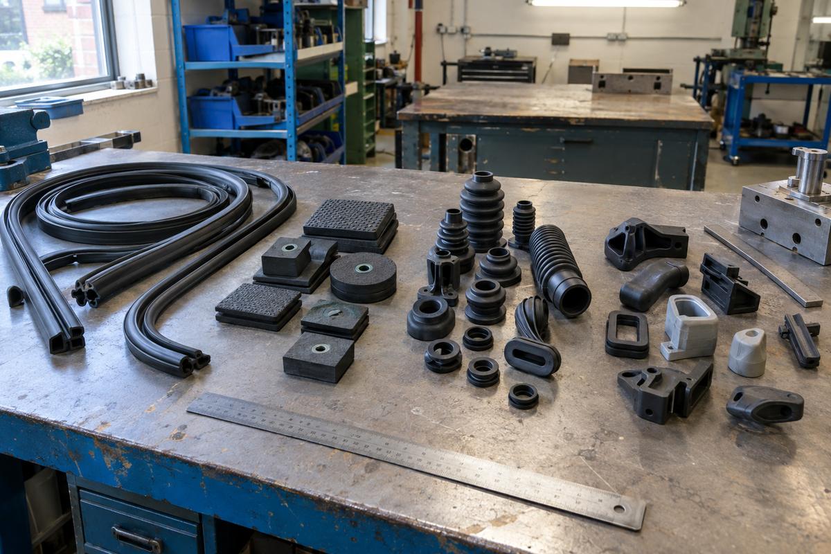 Automotive gaskets, damping pads, grommets and prototype rubber parts