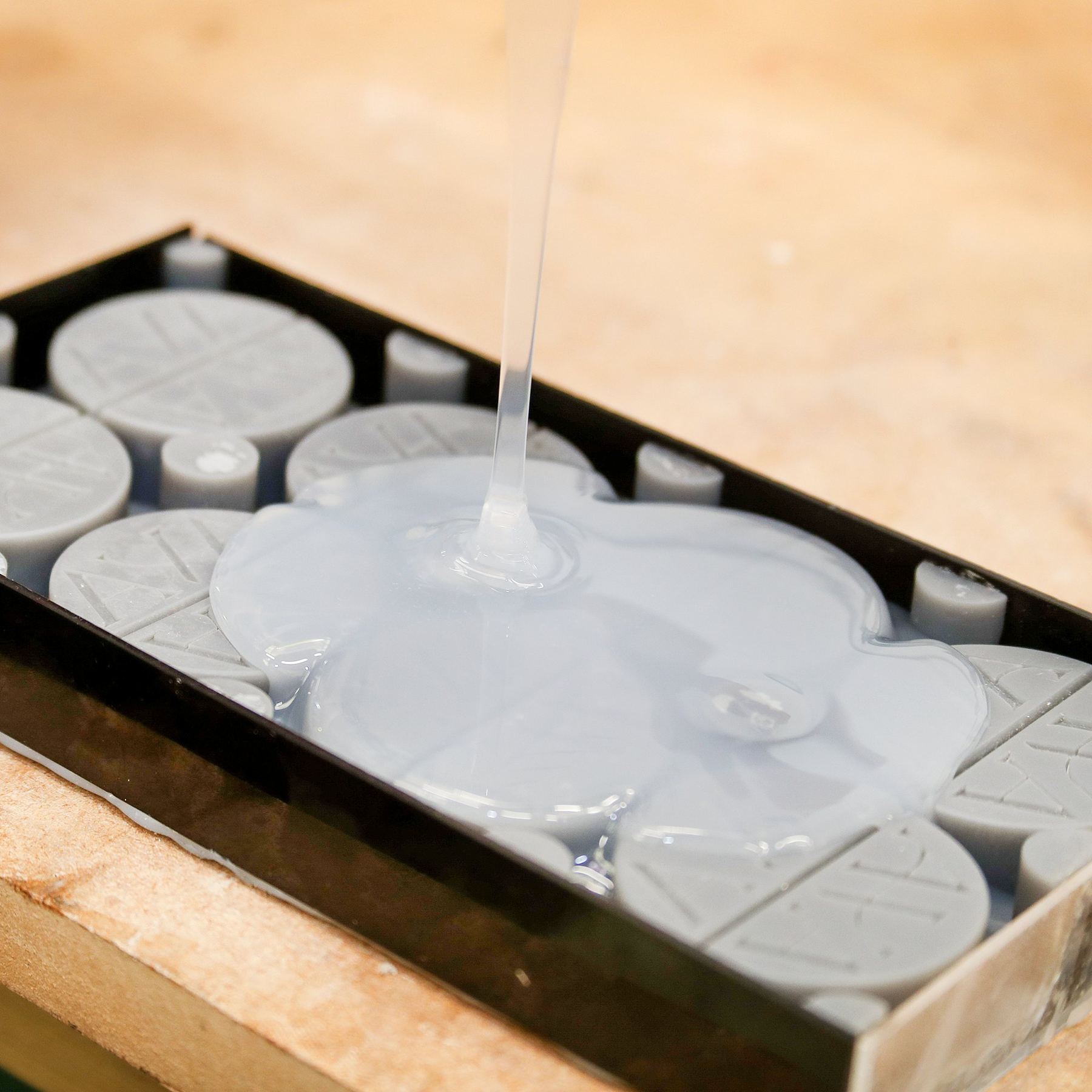 Silicone & rubber process photograph