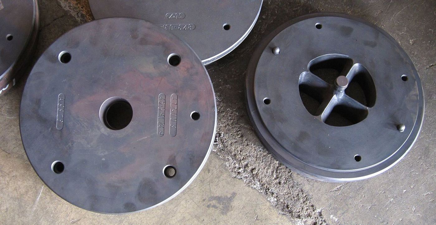 Aluminium extrusion die set.